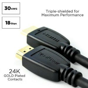 QualGear 6' High-Speed HDMI 2.0 Cable with Ethernet